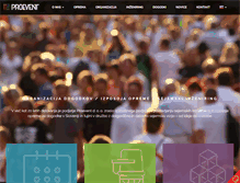 Tablet Screenshot of proevent.si